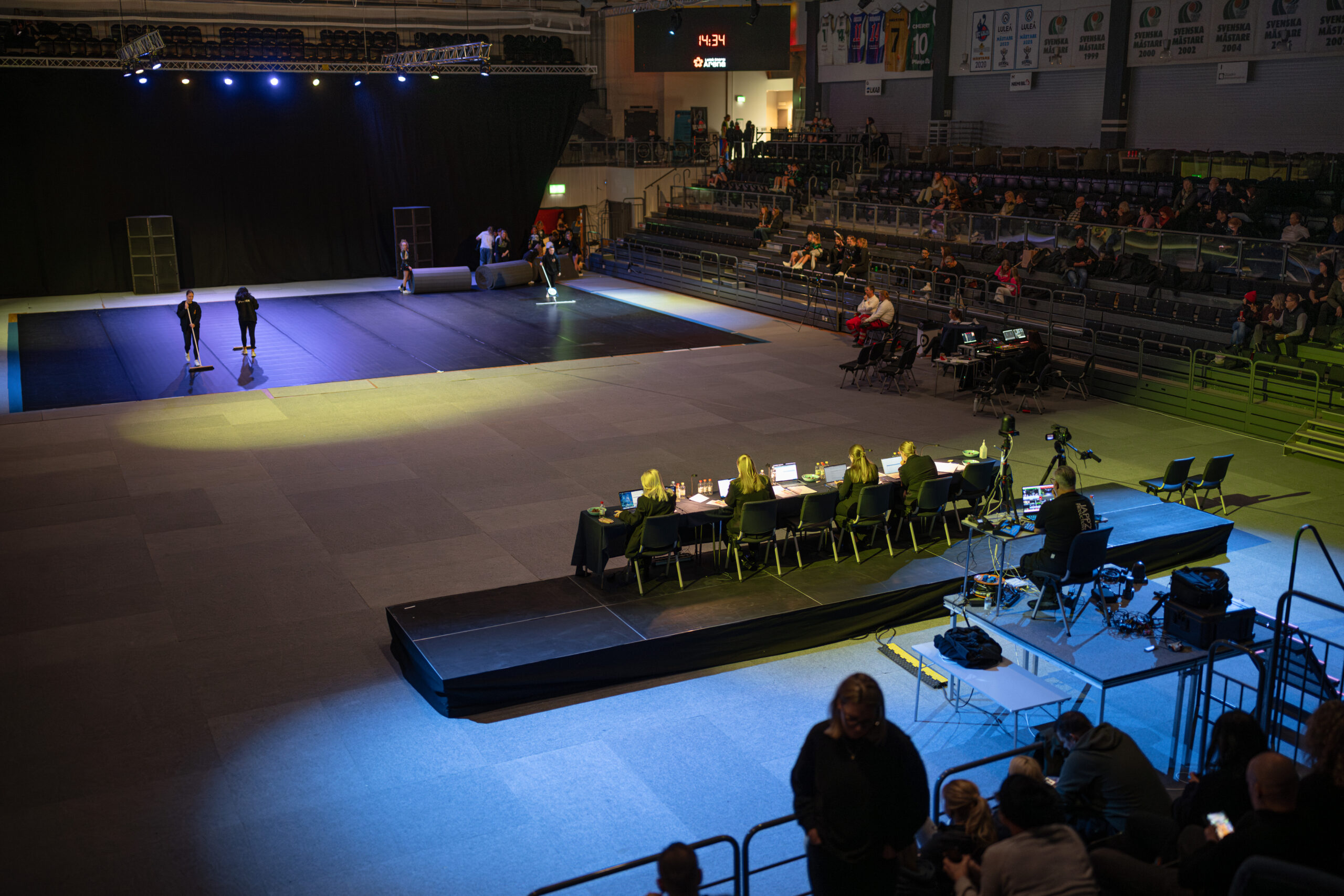 Enkät livestreaming av barn och unga på cheerleadingtävlingar
